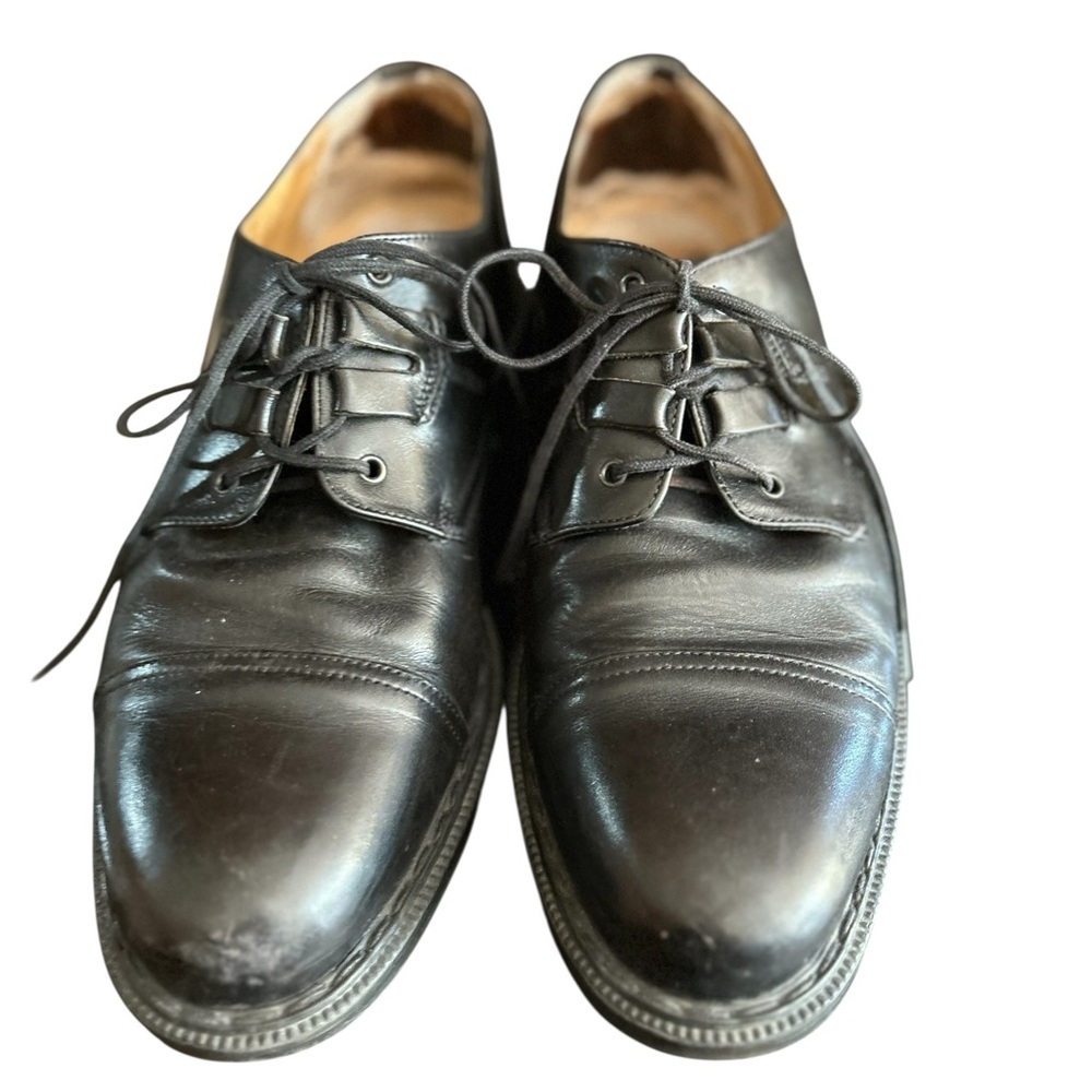 Bacco Bucci Men's Black Leather‎ Oxford Dress Shoes Size 9 1/2
